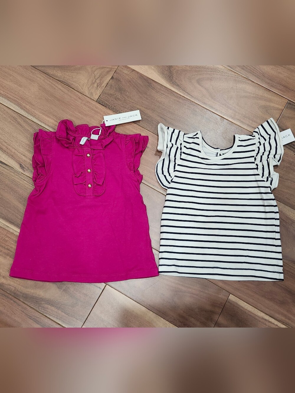 Janie and Jack Girls' Ruffle Tank Top Bundle Set